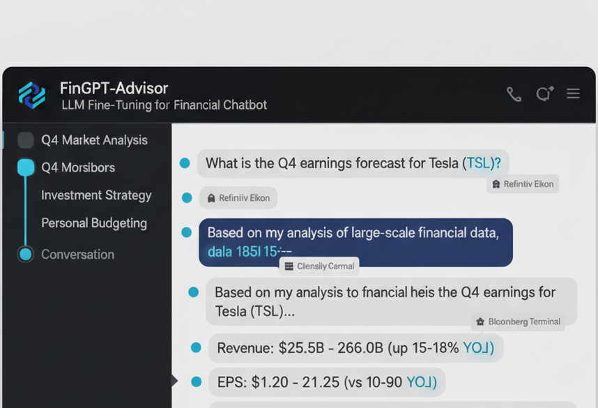 FinGPT-Advisor – LLM Fine-Tuning for Financial Chatbot